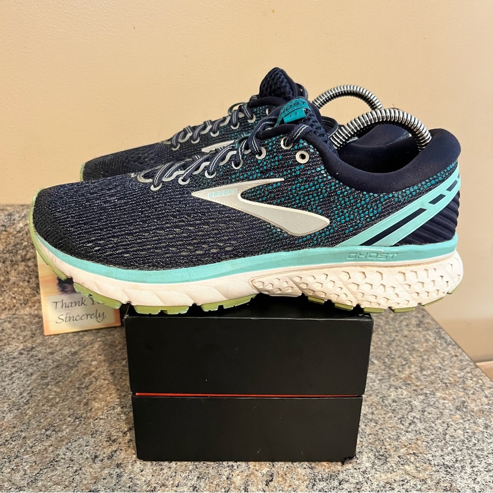 Brooks Ghost 11 Running Shoes Blue Womens Size‎ 9 B